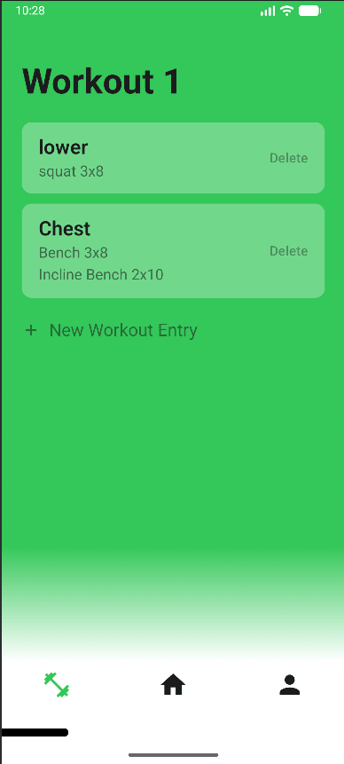 SMPLE entries screen