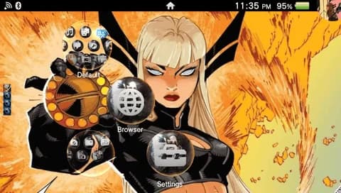 Magik Theme home screen